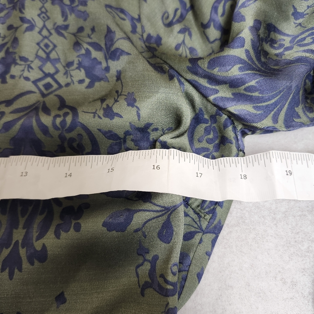 Lola Made in Italy Size S Silk Blend Midi/ Maxi Dress EUC Bohemian - Picture 5 of 11